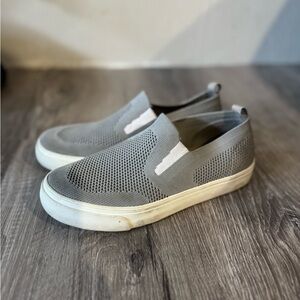 Gray Slip-On Kids Shoes